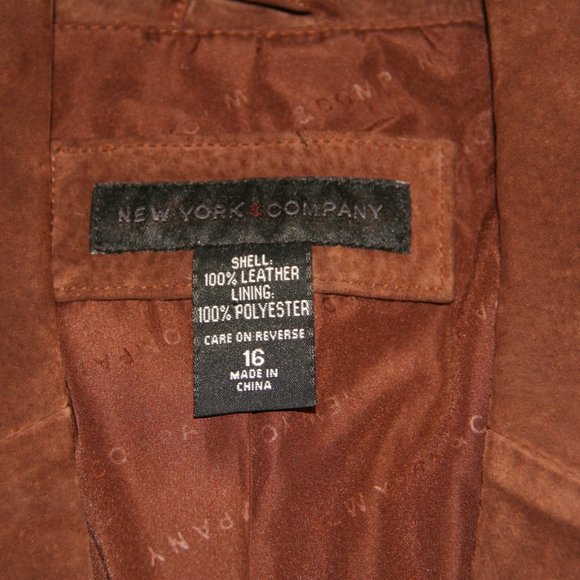COPY - New York and Company %100 Suede Leather ( Discounted due to small blemis… - Picture 2 of 4